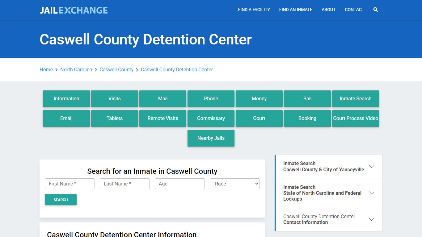 Caswell County Detention Center - Jail Exchange