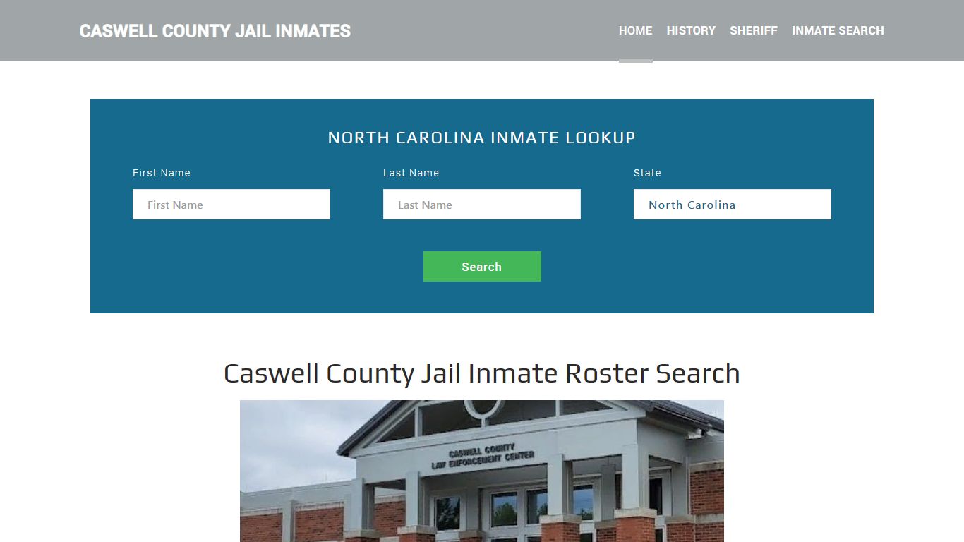 Caswell County Jail Inmate Roster Lookup, Yanceyville, NC